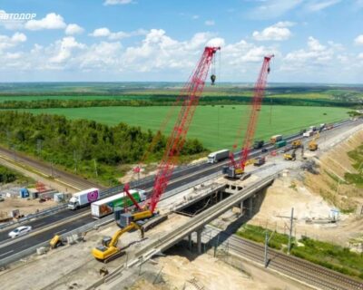 Реконструкция М-4 «Дон» в Ростовской области: готовность объектов превышает 90%
